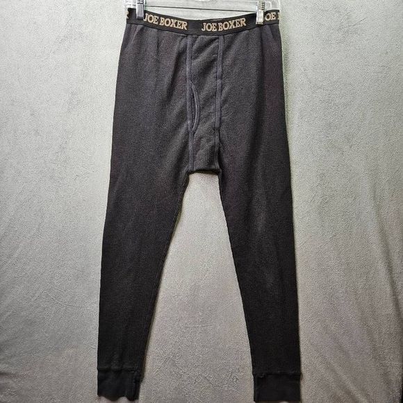 Joe Boxer Pants Joe Boxerthermal Pants Mens Size Medium Black